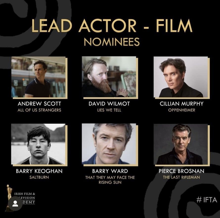 Lies We Tell IFTA Nominee 2024 - Lead Actor